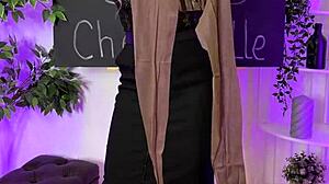 Nylon Club - Sexy Milf In Coffee Color Stockings