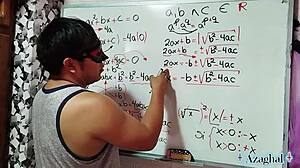 Emotional Bedroom Scene With Brazilian Emo Student And Teacher