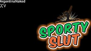 Omg Round Butt Perfection With Puffy Pussy! This Amazing Girl Shows Off In Gym Workout!