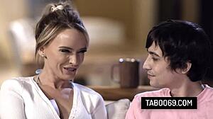 Hot Milf Stepmom Seduces Stepson