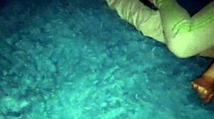 ever had a stranger at a party give you a close-up blowjob? this sexy bbw girlfriend does handjob pov with her friend watching!