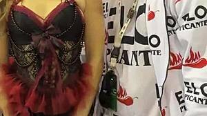 Does Katie Kush really accept all those wild challenges on Elo Podcast with her big tits?