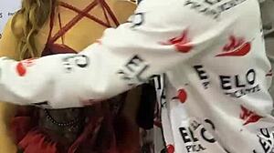 Does Katie Kush really accept all those wild challenges on Elo Podcast with her big tits?