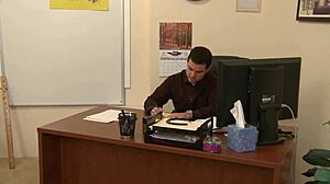 Capri Anderson Melissa Jacobs Have Fun At Work With Dildo