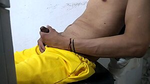 Latino Guy Pulls Out Huge Dick for Kinky Homemade Fetish with Canadian Student