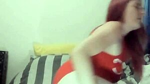 Horny Slut Ami FUCKS Her Pussy Late At Night!