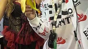 Does Katie Kush really accept all those wild challenges on Elo Podcast with her big tits?