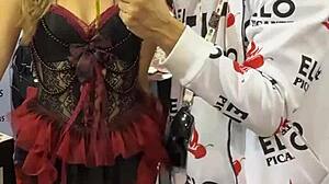 Does Katie Kush really accept all those wild challenges on Elo Podcast with her big tits?