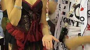 Does Katie Kush really accept all those wild challenges on Elo Podcast with her big tits?