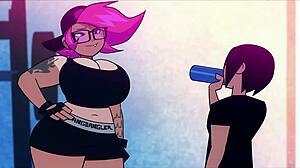 Princess ethel, you ready for big tits blowjob at gym?