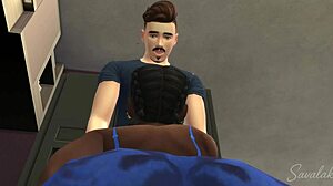 White guy fucks black girl and arab chick in 3d cartoon group sex with interracial banging