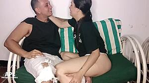 New Roommate With Huge Curvy Ass Fucked Hard At Window In Living Room