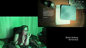 Naked Lake House Playthrough Part 3 with BBW Big Ass Brunette in Glasses Game!