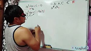 Emotional Bedroom Scene With Brazilian Emo Student And Teacher