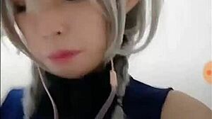 Asian Teen In Bikini Shows Cute Boobs During Emilia Instagram Live Session