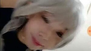 Asian Teen In Bikini Shows Cute Boobs During Emilia Instagram Live Session