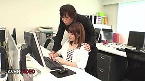 Watch Naughty Yumi Maeda's Wild Office Sex Fantasy!