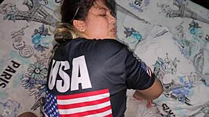 Devouring My Beautiful Blonde Bitch's Ass in Doggystyle Passion