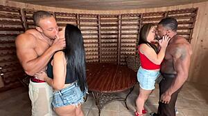 Squirting Curvy Milf In Basement