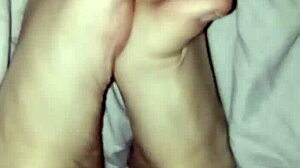 Hey check out Gretala showing off her natural bare feet without any polish