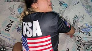 Devouring My Beautiful Blonde Bitch's Ass in Doggystyle Passion