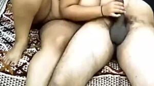 Beautiful Indian Couple Engages in Romantic Cowgirl Riding