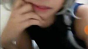 Asian Teen In Bikini Shows Cute Boobs During Emilia Instagram Live Session