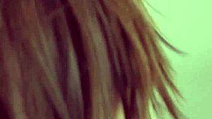 J floozy in a sucking session with blowjob and doggystyle fucking on small tits