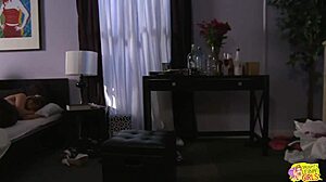 Passionate strap-on action satisfies wild lesbian desires with licking and kissing for Indian blonde duo