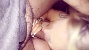 Blonde Beauty Delivers Deepthroat Show Before Bed with Interracial Big Black Cock and Cum on Face