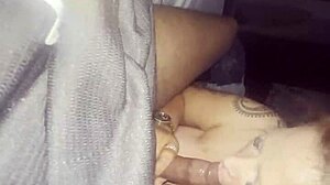 Blonde Beauty Delivers Deepthroat Show Before Bed with Interracial Big Black Cock and Cum on Face