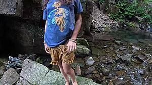 Why Does This Perfect Ass Bunny Undress And Finger Juicy Pussy Outdoors Getting Aroused In Public Solo?