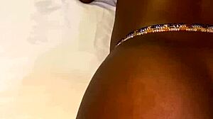 Her Wild Reactions As Vibrator Touches Pussy In Bedroom Close-Up With Roommate Groping