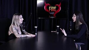 Veja a entrevista safada e cheia de putaria com a Melina Khalifa no Porn Cast Brazil - parte 2 watch on sheer red!