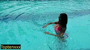 Beautiful Corporate Girl Enjoys First Dating Sex With College Boy At Work