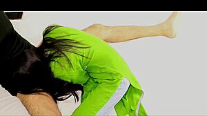 I recall that Indian aunty enjoying gy style full action