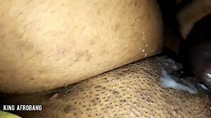 homemade rubdown - he spreads his cum all over my wet pussy