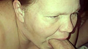 milf with big nipples sucking my cock eagerly