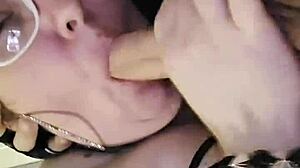 Amateur Milf Wife Milks Hard Cock for Massive Triple Cumshot Delight