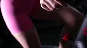 Blonde Scarlet Chase Flaunts Big Tits And Piercing While Gaping Ass With Toys In Solo Play