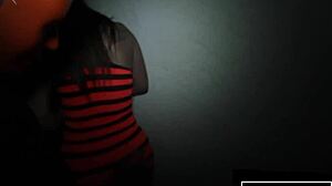 Cuban slut eagerly sucks big black dick right outside on Florida street