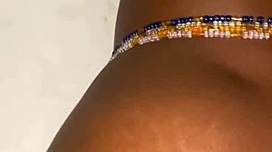 Her Wild Reactions As Vibrator Touches Pussy In Bedroom Close-Up With Roommate Groping