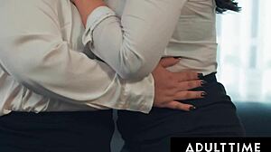 curvy girl karla lane caught fucking cheating boss deepthroat face fucking with cum swapping facial in office lingerie