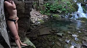 Why Does This Perfect Ass Bunny Undress And Finger Juicy Pussy Outdoors Getting Aroused In Public Solo?