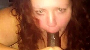 I feel so thrilled getting head from Amy with her big black tits.