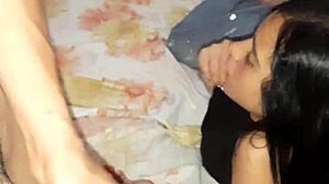 sun-kissed teen blonde gives a super sloppy blowjob with dirty talk and horny vibes