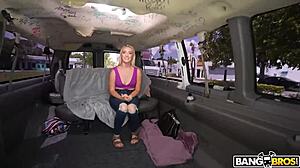 juliette mint skips lunch plans and instead takes a mouthful of peter greens dick leading to blonde bent over doggystyle cumshot