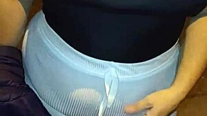 uh, harassing this mature venezuelan big ass woman on lima streets with red thong part 2