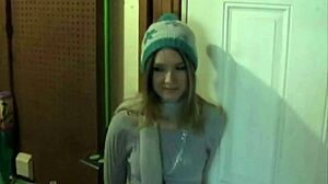 Dagfs - Cute Neighbor Boldly Strips Slim Body And Teases Pierced Pussy In Panties