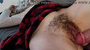 uh closeup fucking that hairy dirty asian milf pussy and cumming inside her beaver
